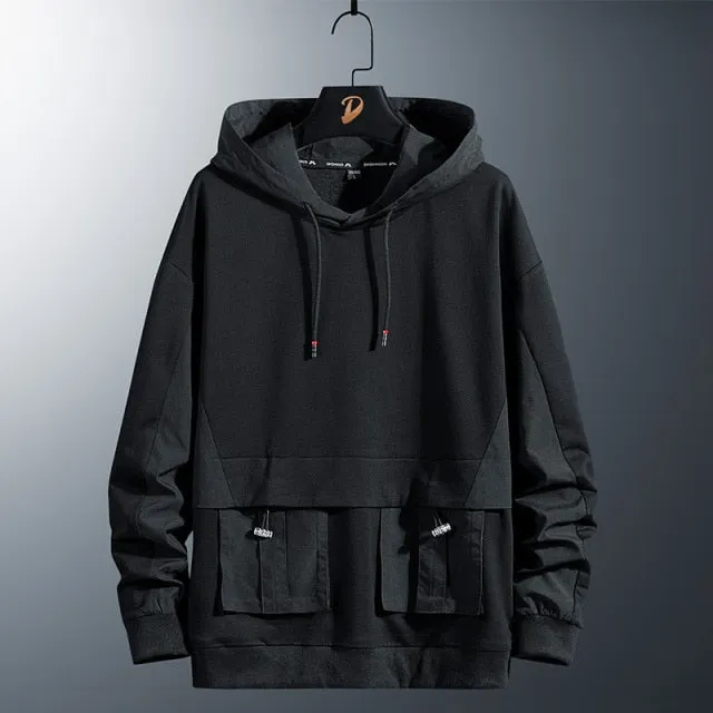 Men's hoodies solid plain Korean Style oversized sweatshirt