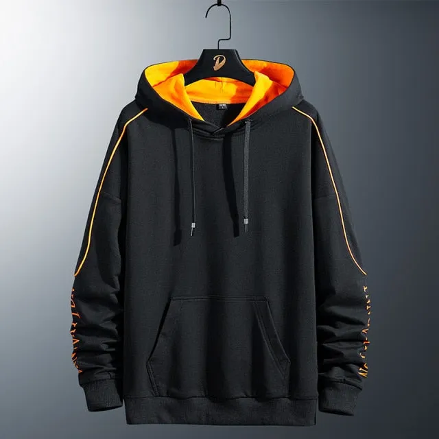 Men's hoodies solid plain Korean Style oversized sweatshirt