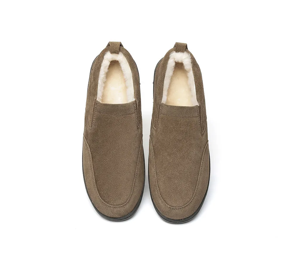 Mens Moccasin Slippers Dino