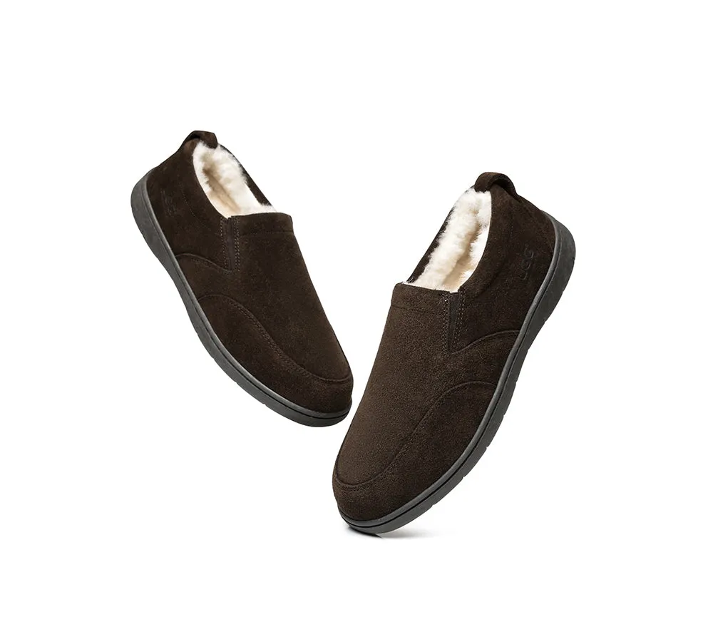 Mens Moccasin Slippers Dino