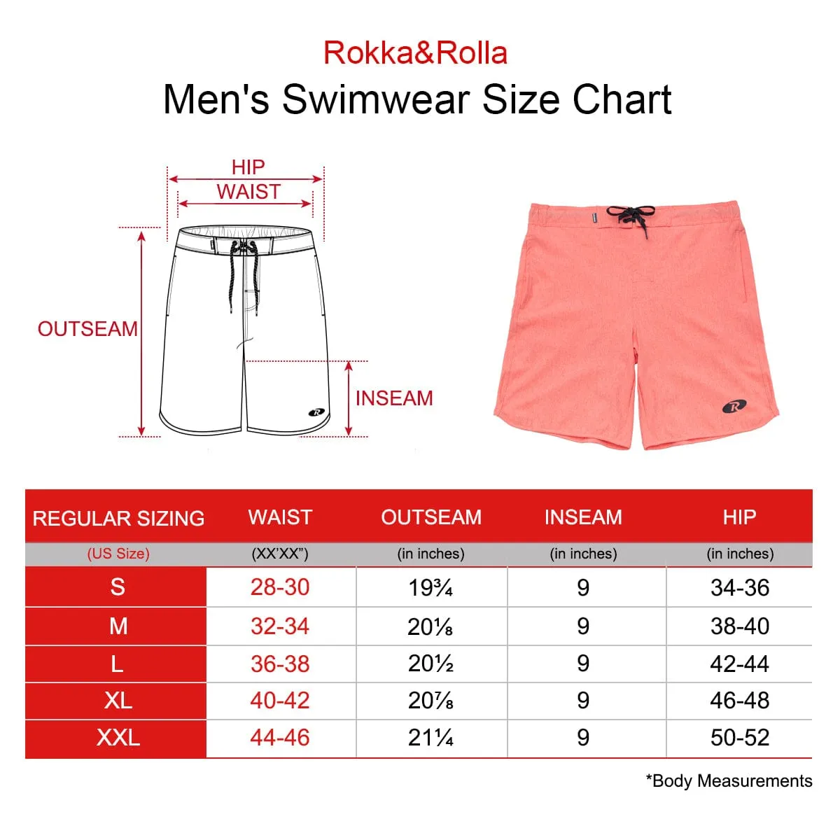 Men's Quick Dry Mesh Lined Swim Trunks