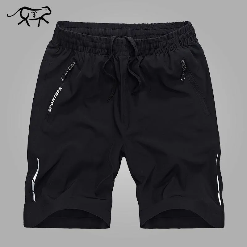 Men's Quick Dry Shorts Loose Causal Bermuda Beach Shorts Hombre Male Short