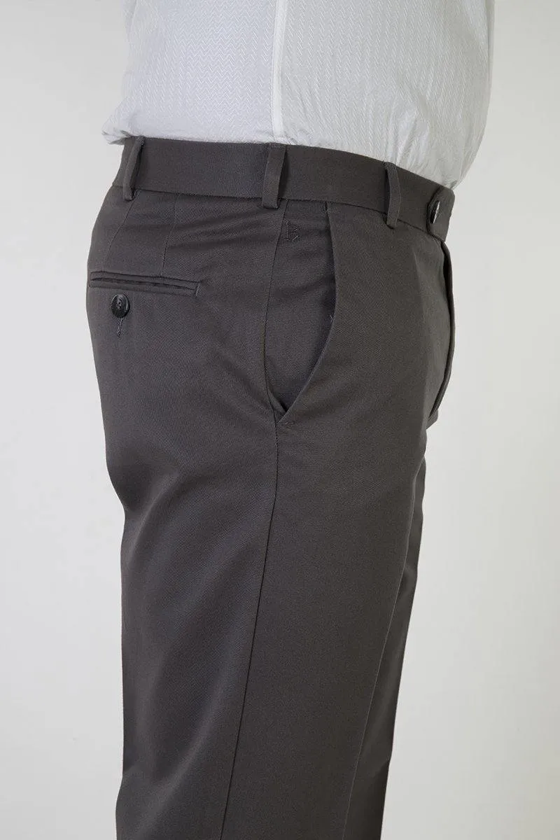 Men's Semi Formal Smart Fit No Iron Cotton Trousers