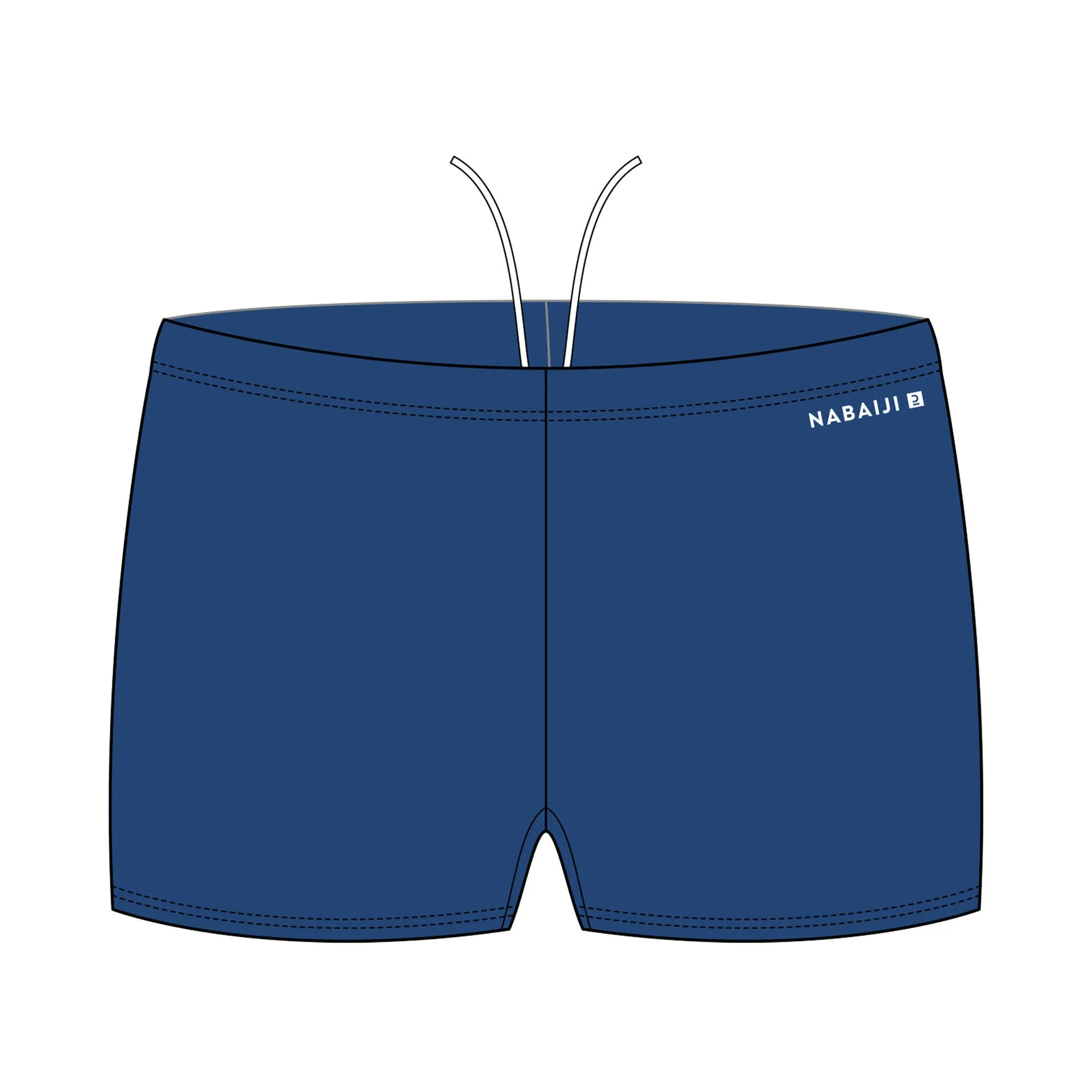 Nabaiji Men's Swimming Swim Shorts - Boxer 100 Basic -Blue