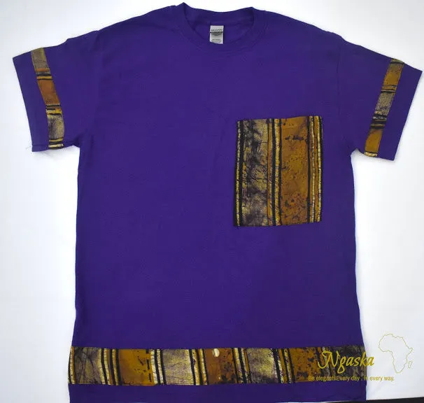 Nalo: Ankara Dashiki Style, Custom African Fashion T-shirt For Men