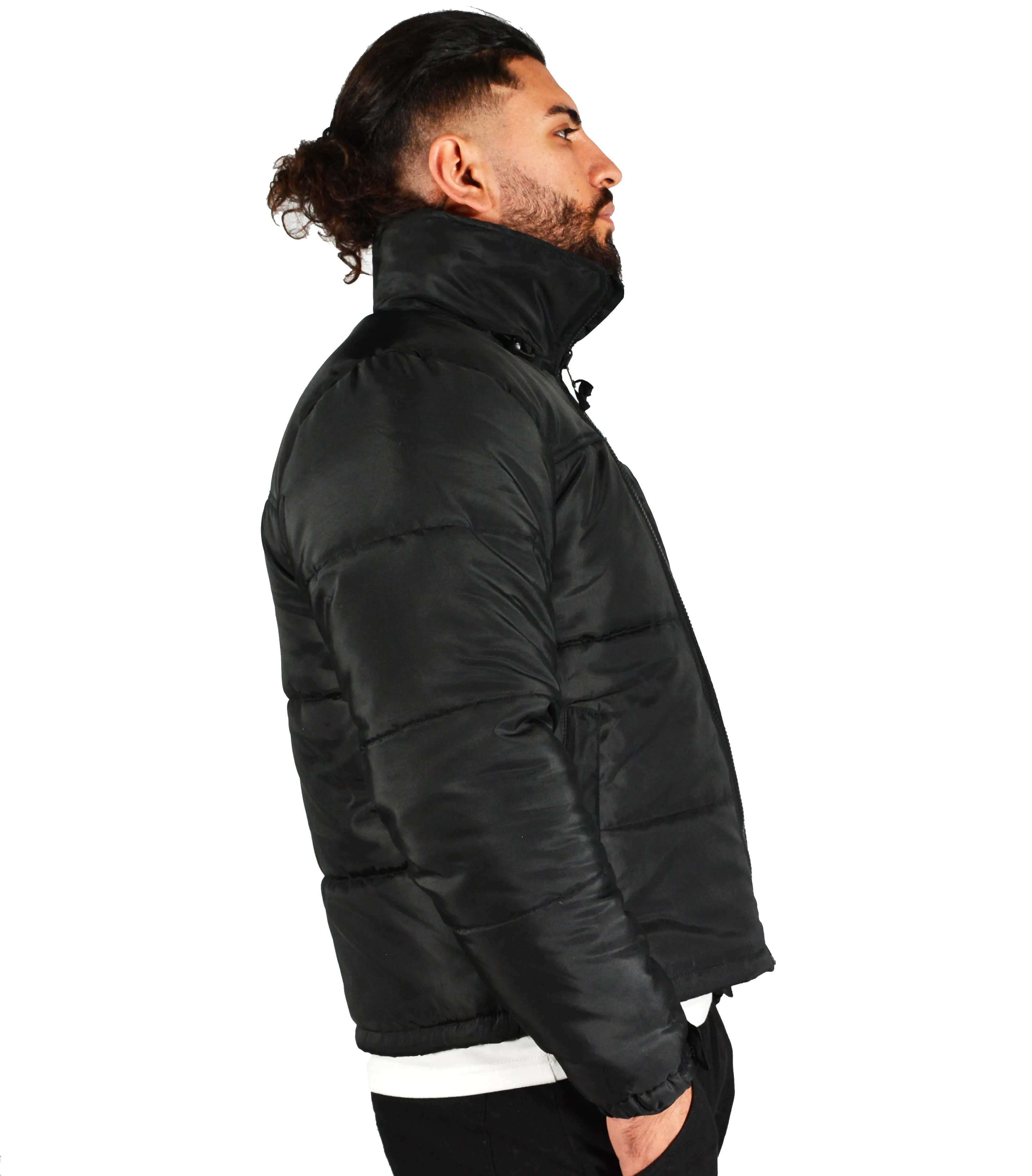 OG DEFENDER Puffer jacket with Detach Mask