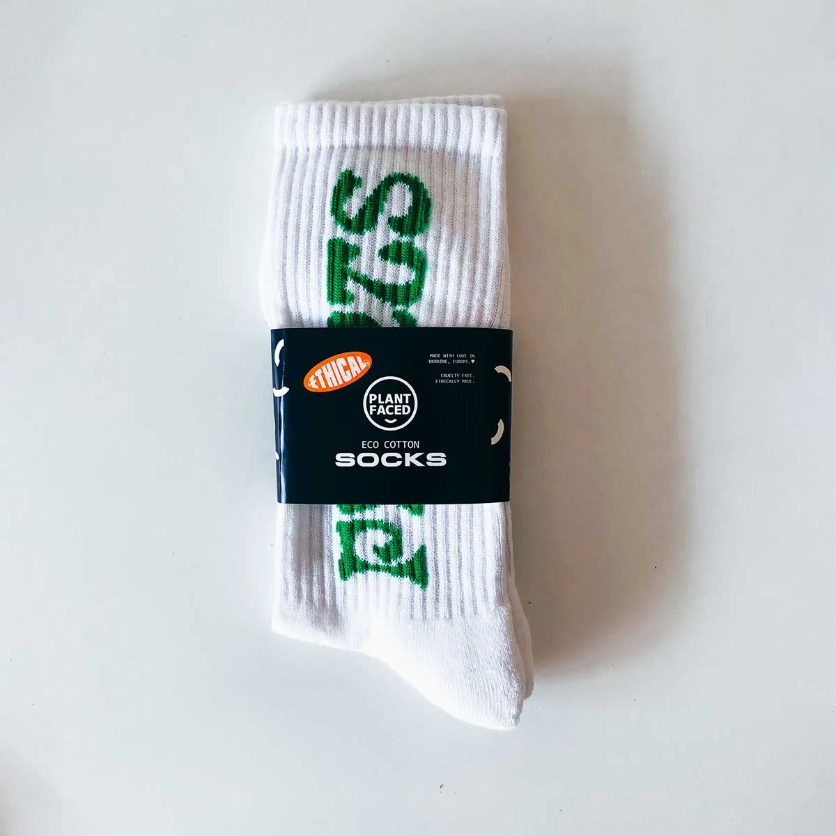 Only Plants - Eco Socks - White