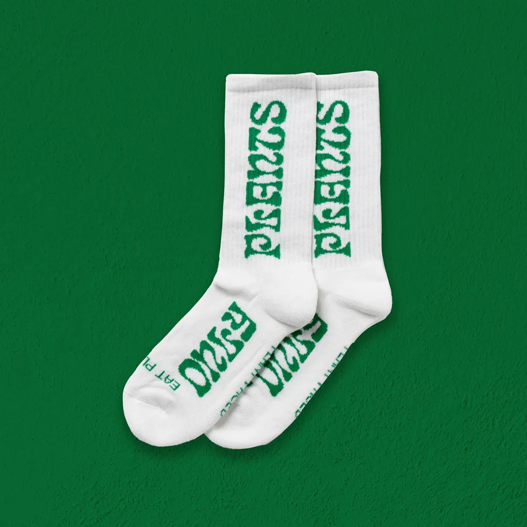 Only Plants - Eco Socks - White