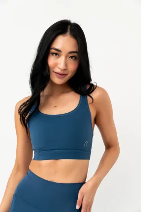 Performance Sports Bra | Deep Blue