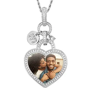 Personalized Heart Photo Necklace-Gifts For Couples-Christmas Gifts For Men