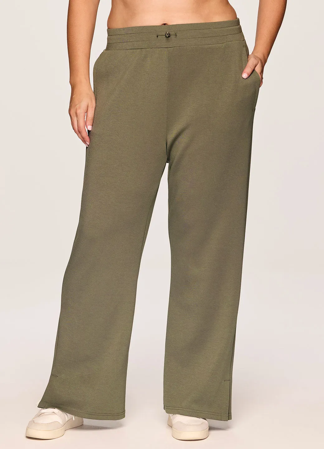 Plus Solace Scuba Wide Leg Pant