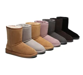 Premium Australian Sheepskin Boots Unisex Short Classic Plus