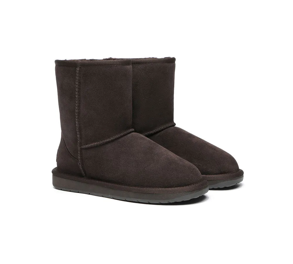 Premium Australian Sheepskin Boots Unisex Short Classic Plus