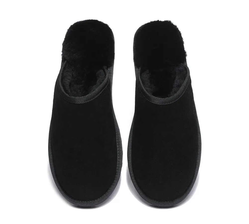 Premium Sheepskin Men Scuff Larry