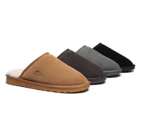 Premium Sheepskin Men Scuff Larry