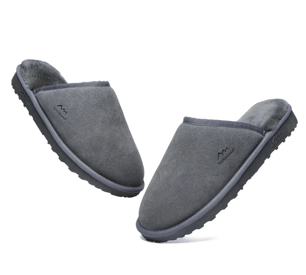 Premium Sheepskin Men Scuff Larry