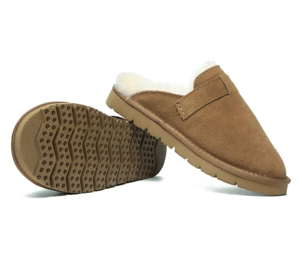 Premium Sheepskin Slipper Women Cedar