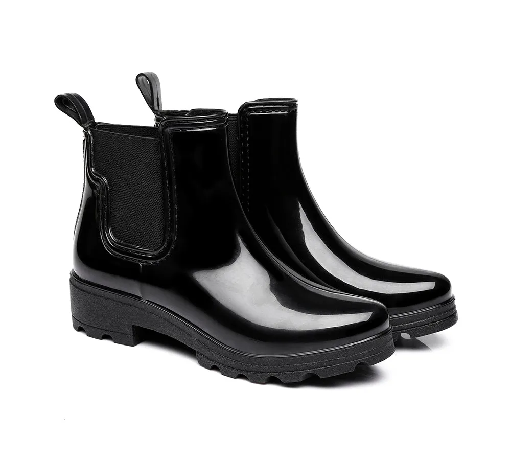 Rain Boots Vivily, Gum Boots With Australia Sheepskin Insole