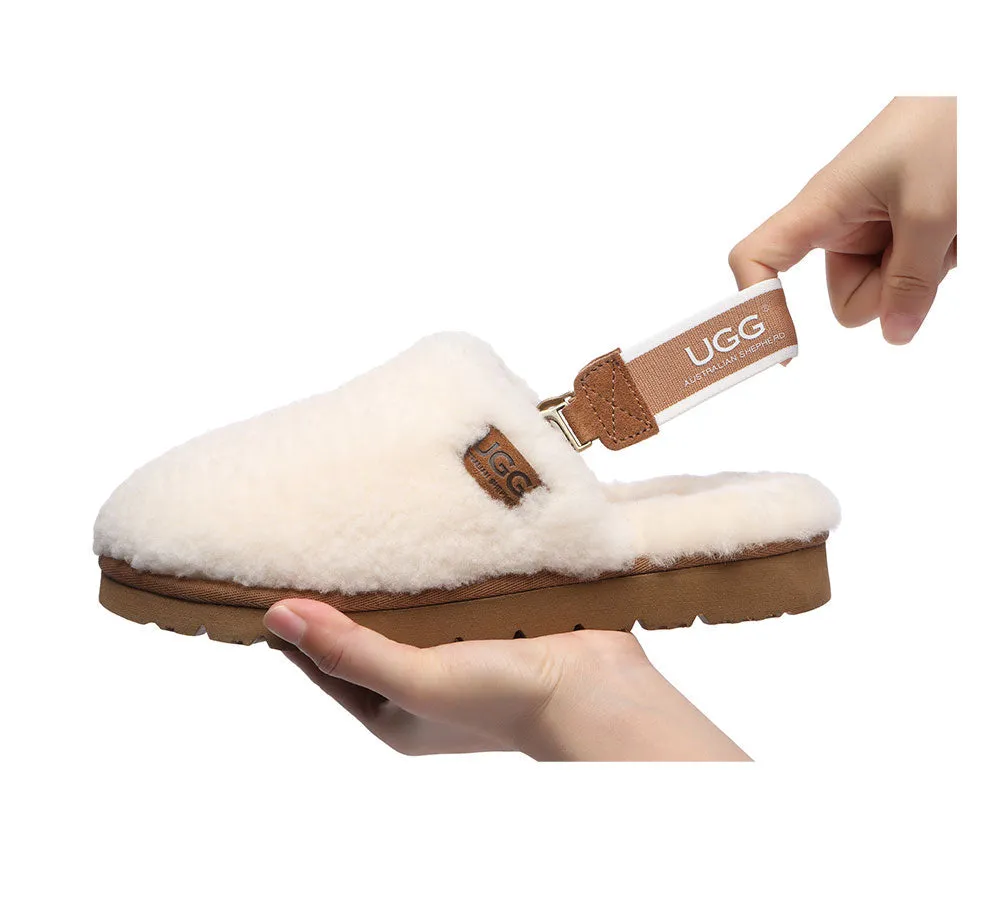 Removable Strap Slingback Ugg Slipper Women Kamari