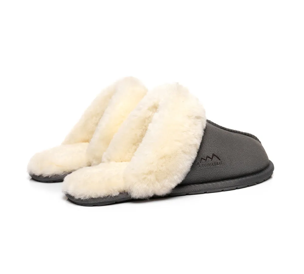 Slippers,Australia Premium Sheepskin,Unisex Rosa Scuff