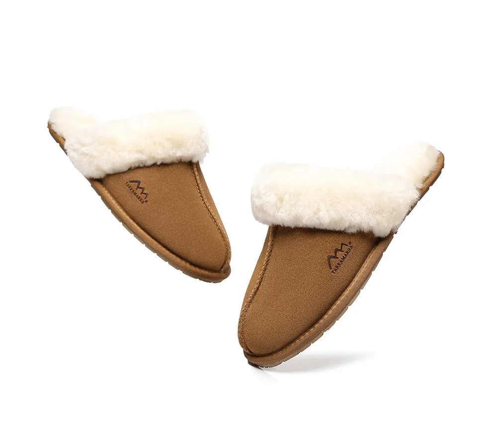 Slippers,Australia Premium Sheepskin,Unisex Rosa Scuff