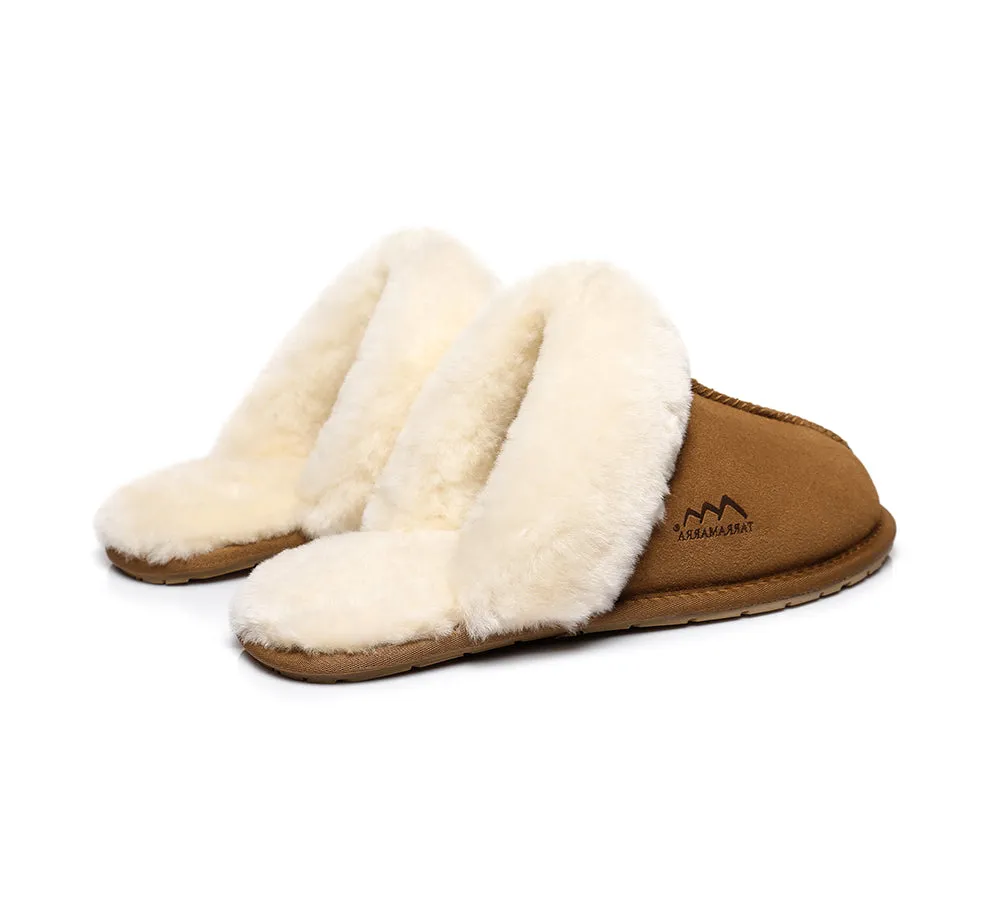 Slippers,Australia Premium Sheepskin,Unisex Rosa Scuff