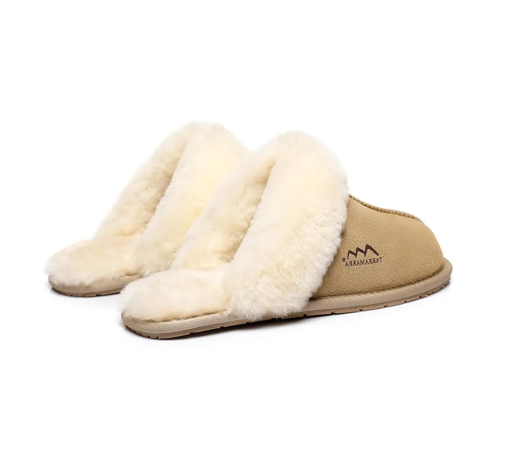 Slippers,Australia Premium Sheepskin,Unisex Rosa Scuff