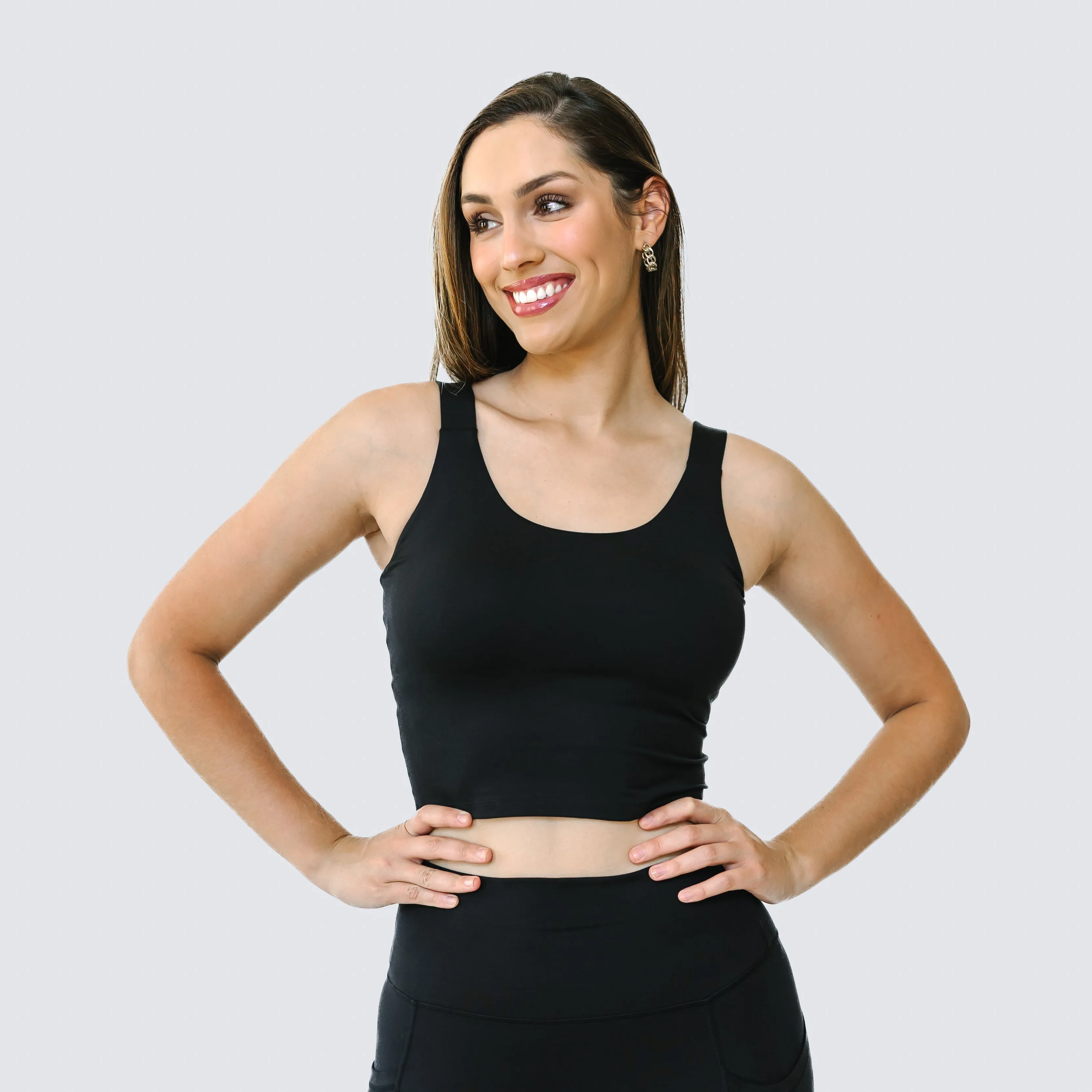 SoftLuxe Long Crop Top