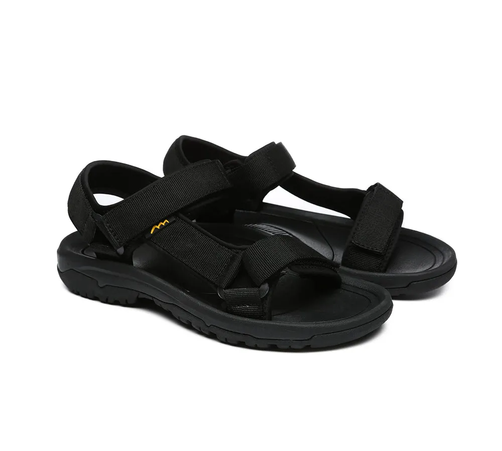 Strap Sandals Black Men Luciano