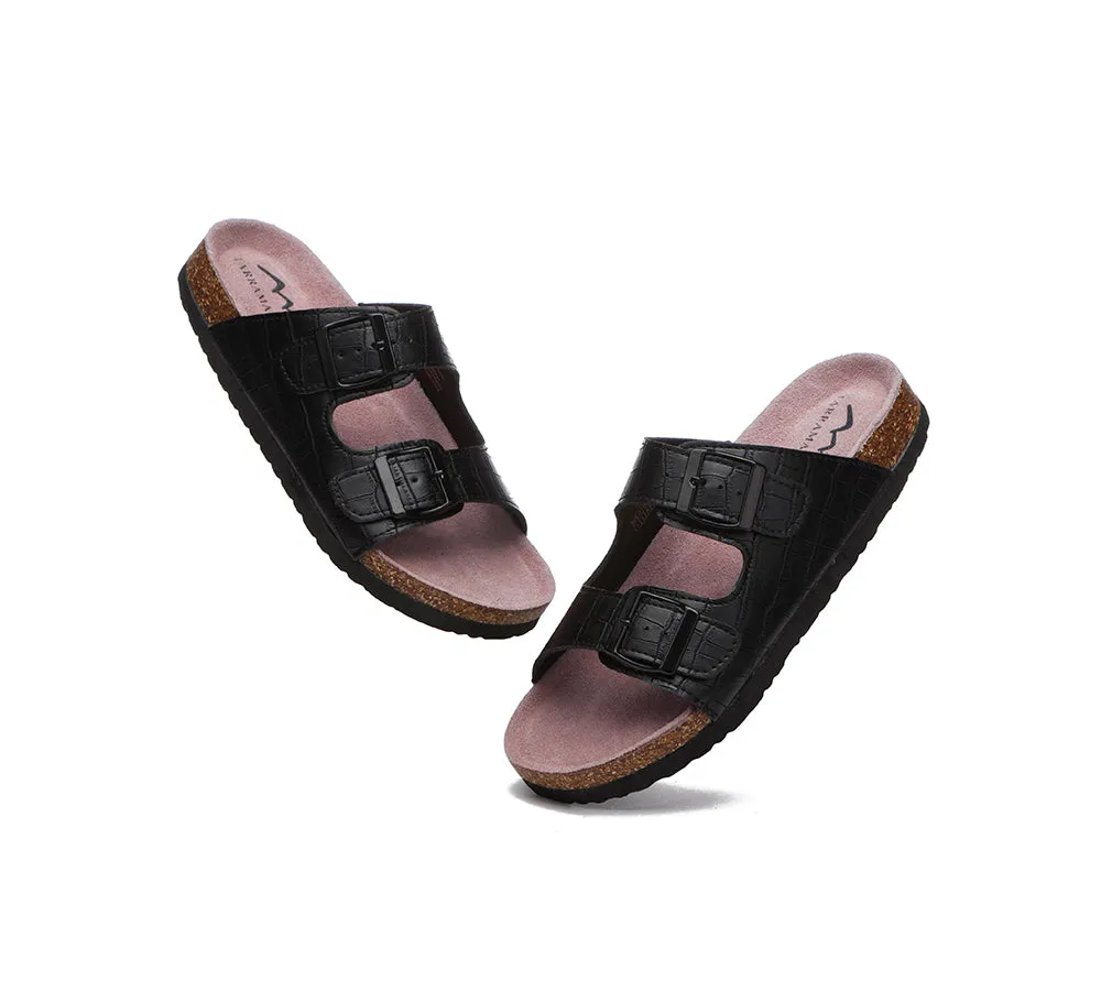 Summer Beach Sandals Unisex Embossed Slip-On Slides Oliver