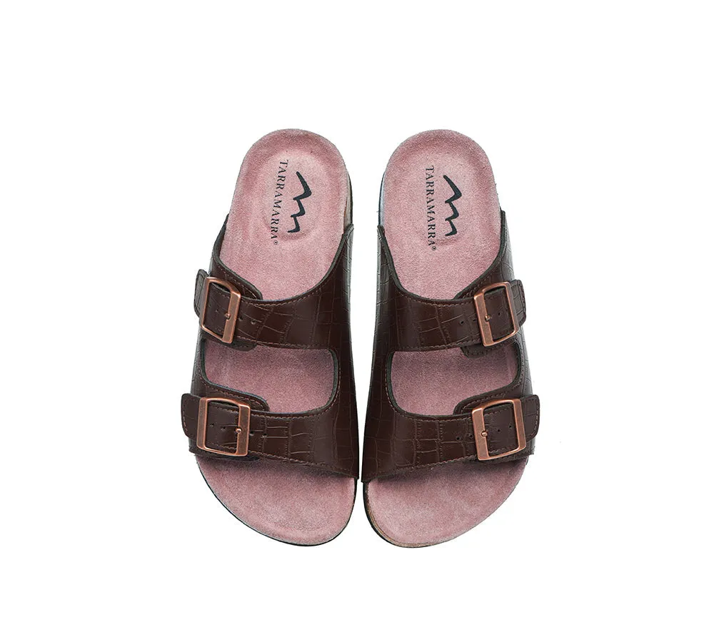 Summer Beach Sandals Unisex Embossed Slip-On Slides Oliver