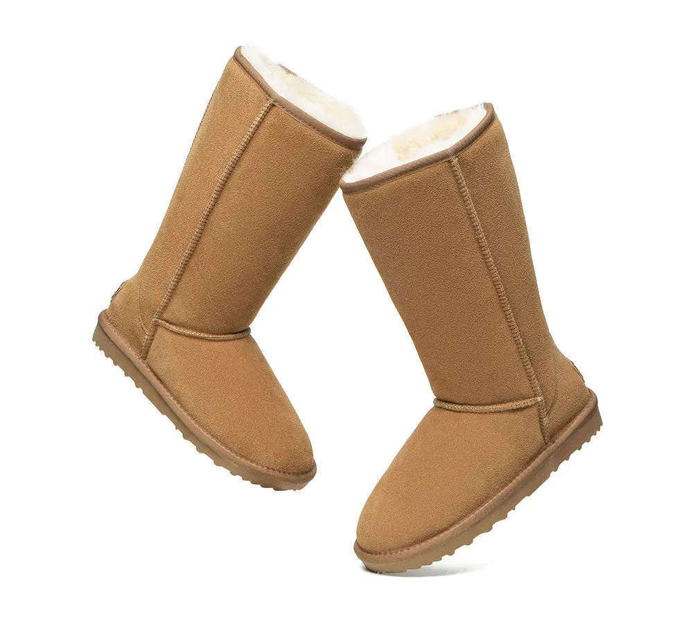 Ugg Boots Double Face Sheepskin Tall Classic Suede