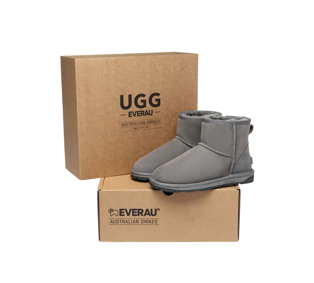 UGG Boots Double Faced Sheepskin Wool Ankle Mini Classic Boots