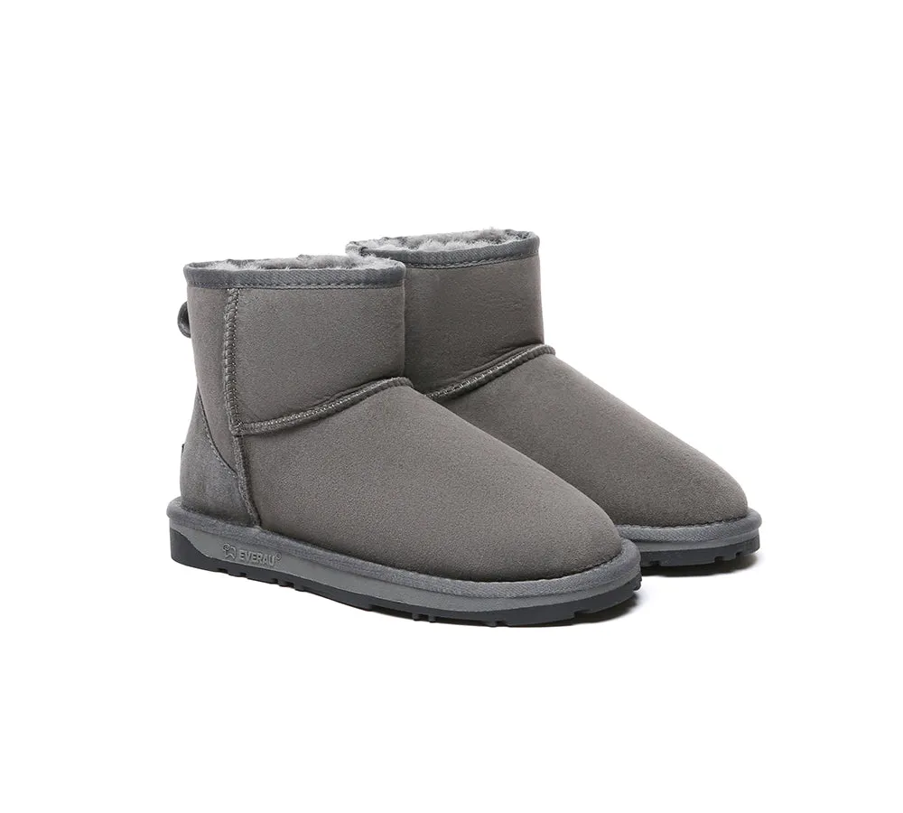 UGG Boots Double Faced Sheepskin Wool Ankle Mini Classic Boots