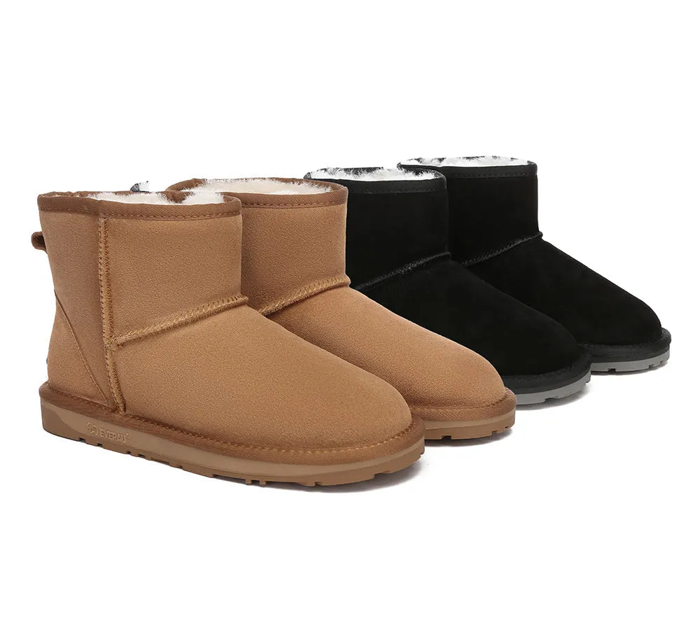 UGG Boots Sheepskin Wool Ankle Boots Mini Classic Suede