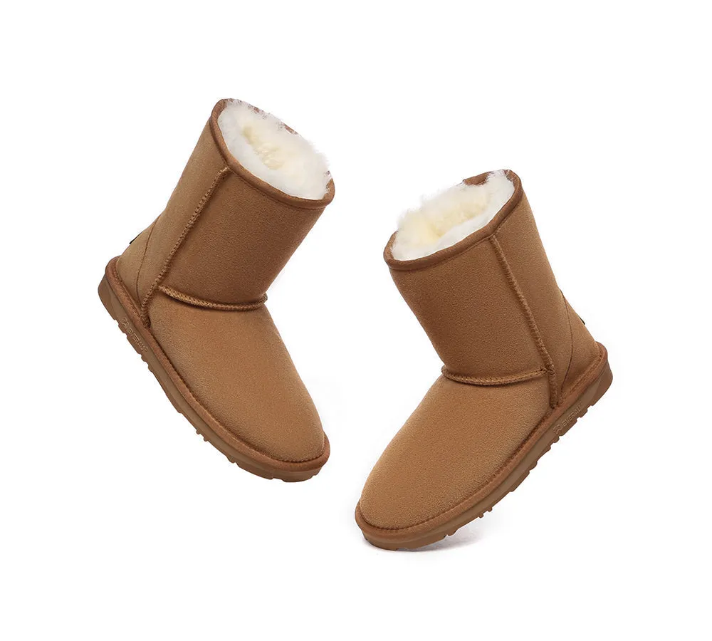 UGG Boots Sheepskin Wool Mid Calf Short Classic Suede Boots