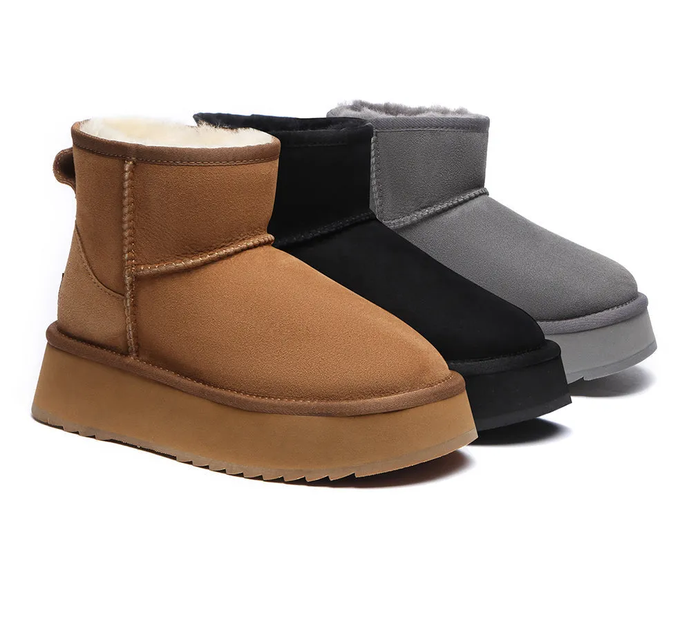 Ugg Mini Platform Ugg Boots Thick Bottom Mini Classic