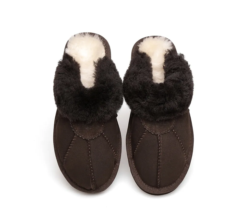 UGG Slippers Double Faced Sheepskin Wool Nonslip Slippers Robert