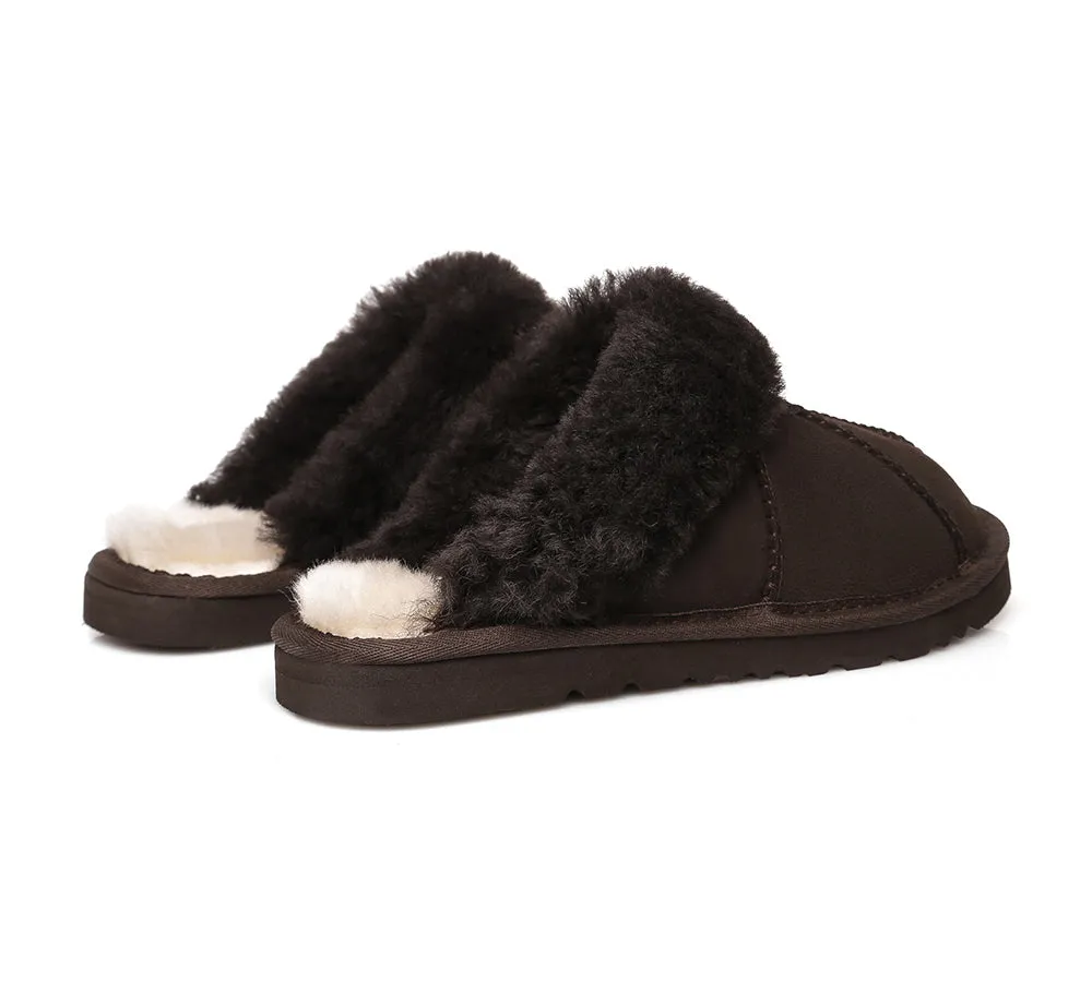 UGG Slippers Double Faced Sheepskin Wool Nonslip Slippers Robert