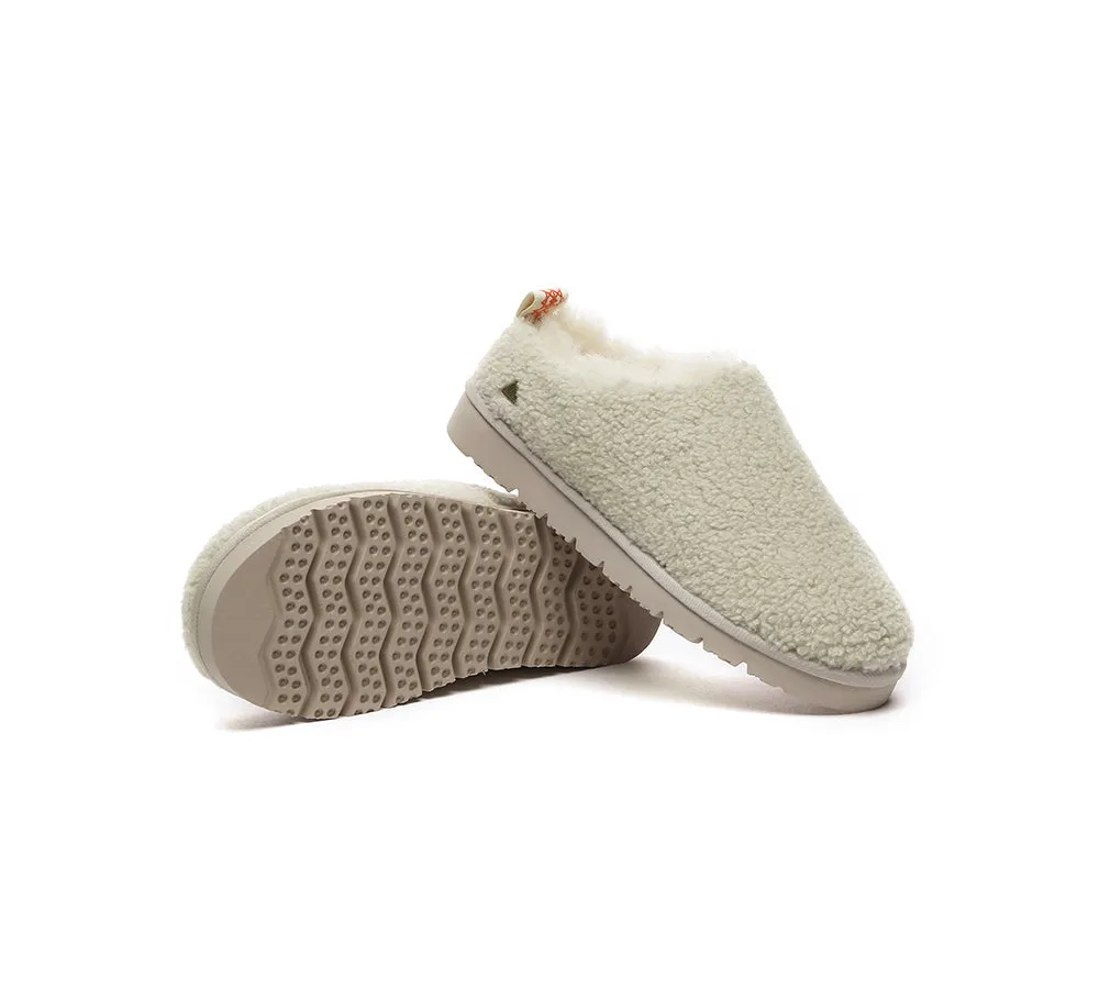 UGG Slippers Sheepskin Wool Plush Ankle Booties Teddycozy