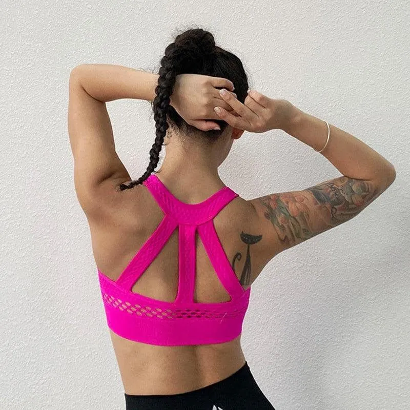 Women Breathable Push up Sports Bra